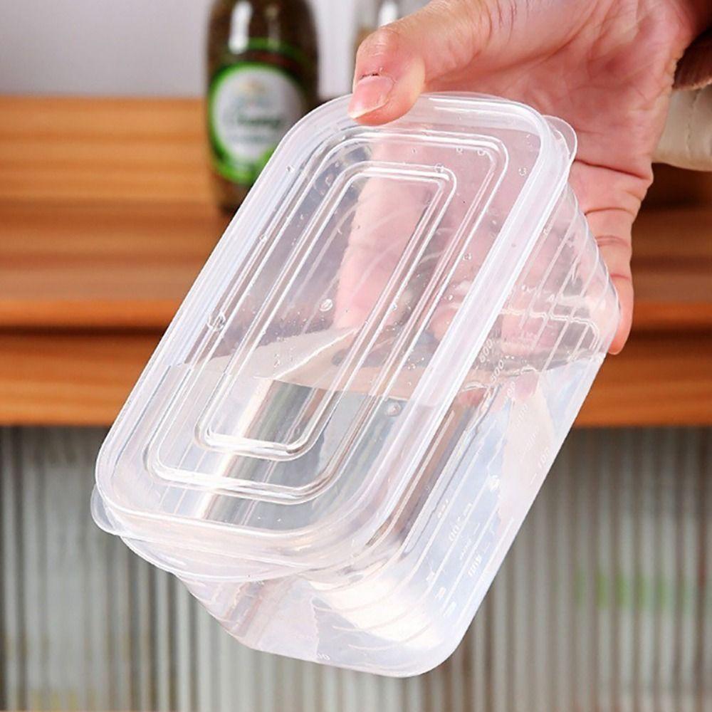 1 Stück Quadratische Lebensmittelaufbewahrungsbox Küchenzubehör Kühlschrank-Organizer-Behälter