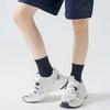 5 Pairs Children Socks 100% Cotton Black White Patchwork Colors Baby Girl Boy Sports School Tube Socks For 2-12 Years