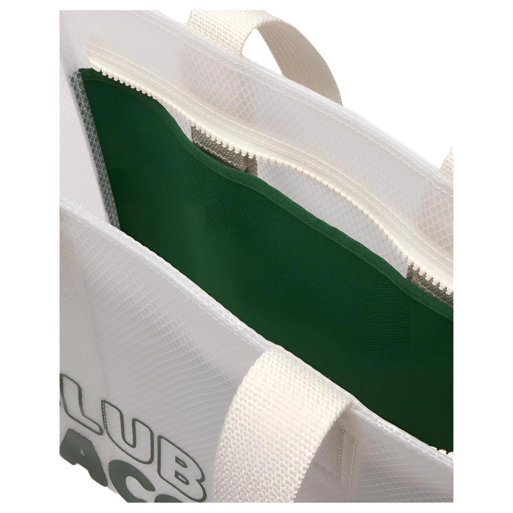 Lacoste Logo Print Tote Bag Unisex Tote Bags Transparent NU4150PB