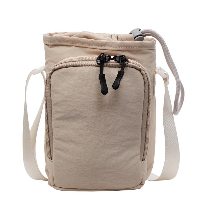 Drawstring Small Square Bag Women's Crossbody Bag Mobile Phone Bag