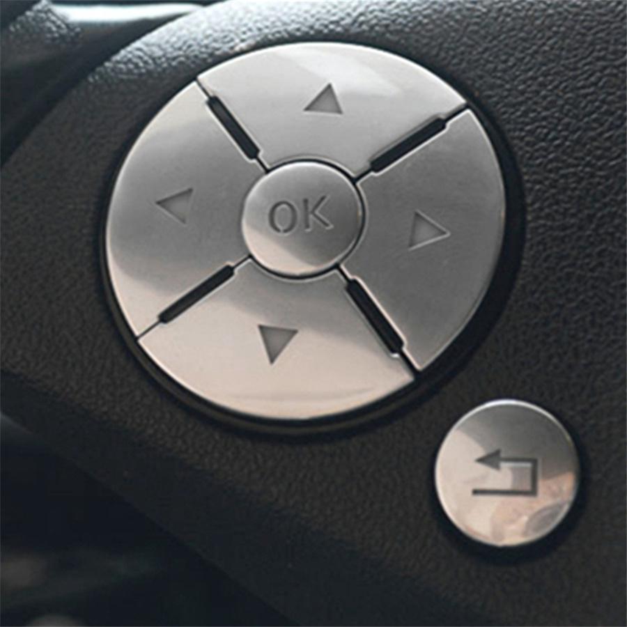 Steering Wheel Button Trim Cover For Mercedes-Benz C E GLK Class W204 W212 X204