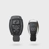 Leather Key Bag for Mercedes-Benz Models: GLK300, GLA260, B-Class, C-Class, S-Class, AMG - Car Key Cover Accessory