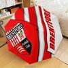 Brent-ford Football Club Crest Automatic Folding Umbrella - 8-Rib Travel Umbrella with Auto Open/Close & Portable Gifts for holidays or birthdays