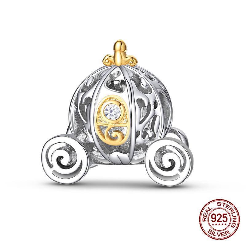 Tree Spirit Cheshire Cat Stitch Bead Giant Dumbo charms plata de ley 925 original Fit Bracelet DIY Jewelry Making Women's Gift