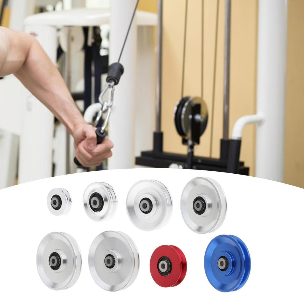 Replacement Fitness Bearing Pulley Wheel Universal Wear-resistant Lightweight
