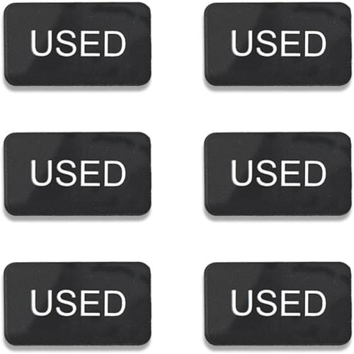 USED ??Marker Premium Set of 6 Acrylic Card Game Markers