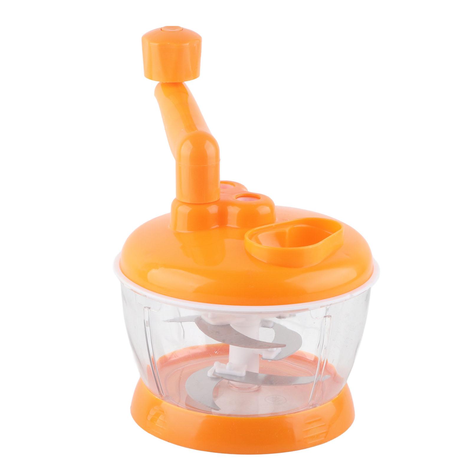 

Manual Vegetable Grinder PP Stainless Steel Food Grade Compact Portable Food Vegetable Grinder for Kitchen Restaurant 6