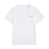 Versatile Loose Fit Cotton Skin-Friendly Comfortable Sports Short Sleeve T-Shirt Men Tops Standard-White AHSW879-2