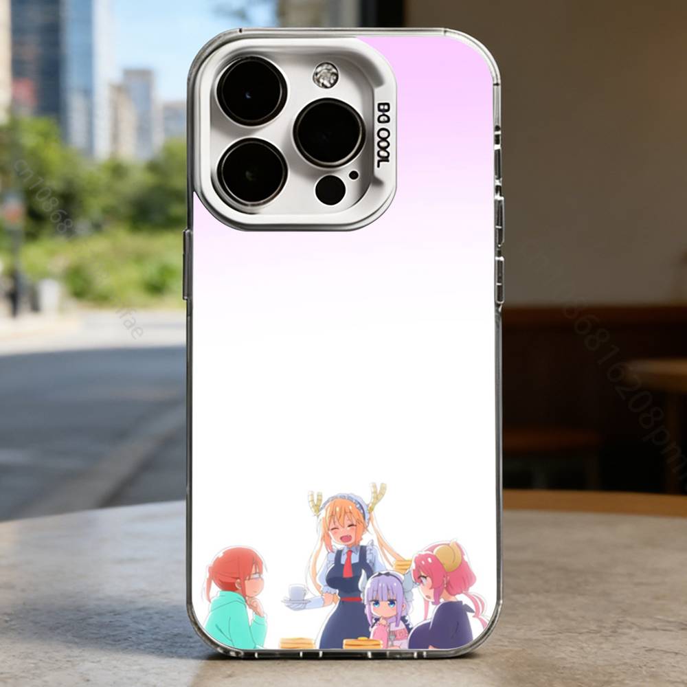 

Мисс Кобаяси: Дракон-горничная Жесткий чехол для телефона для IPhone 17 16 15 14 13 12 11 Pro Max Plus16E X XR XS Max ударопрочный Полное покрытие iPhone17Promax