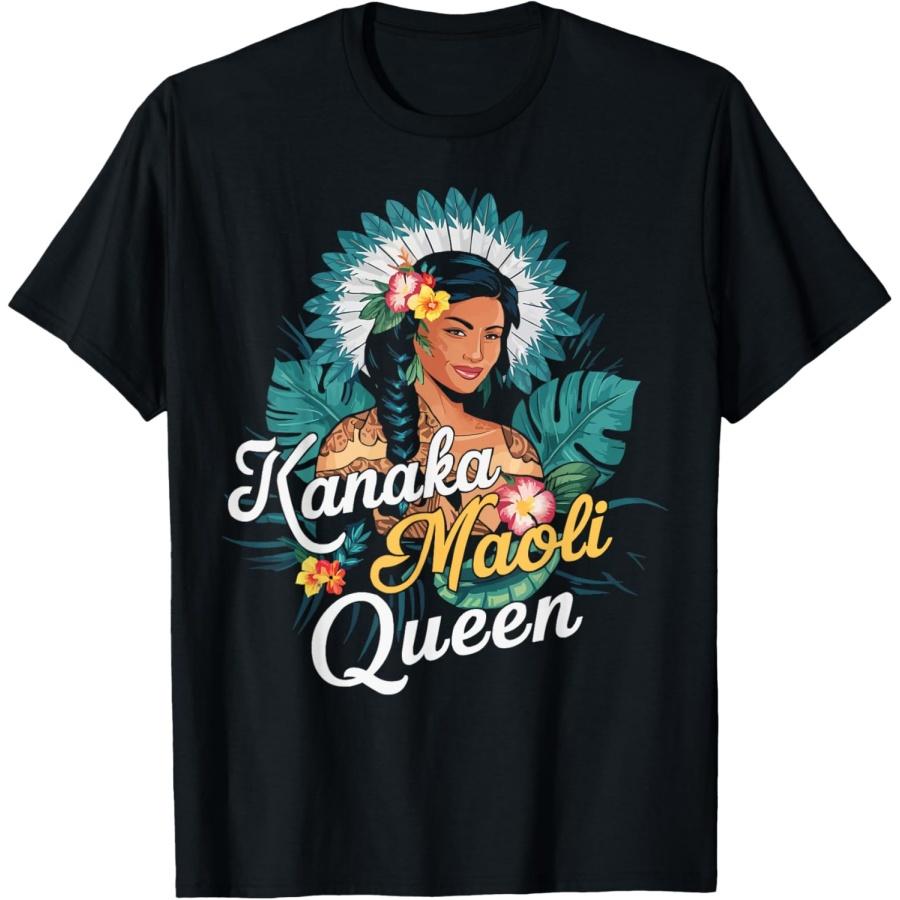 Женская футболка с флагом Гавайев, Канака Маоли, коренная жительница Гавайских островов, Гавайи(3) XXXXXL чёрный