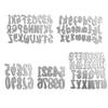 Metal Die Cuts Letter Number Embossing Stencil Cutting Dies for Card Making Scrapbooking Paper Craft DIY Template Mold