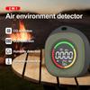 FMAi K5 Carbon Monoxide Detector Accurate detection LED Screen Portable Travel Rechargeable CO and CO2 Detector with alarm sound