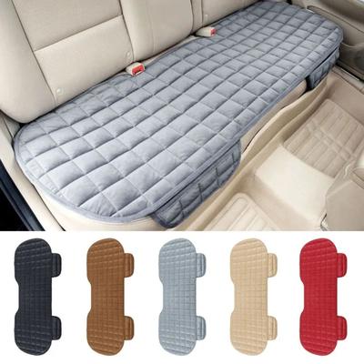 Non Slide Car Seat Cover Velvet Auto Protector Mat Pad Rear Flocking Cloth Cushion  Winter