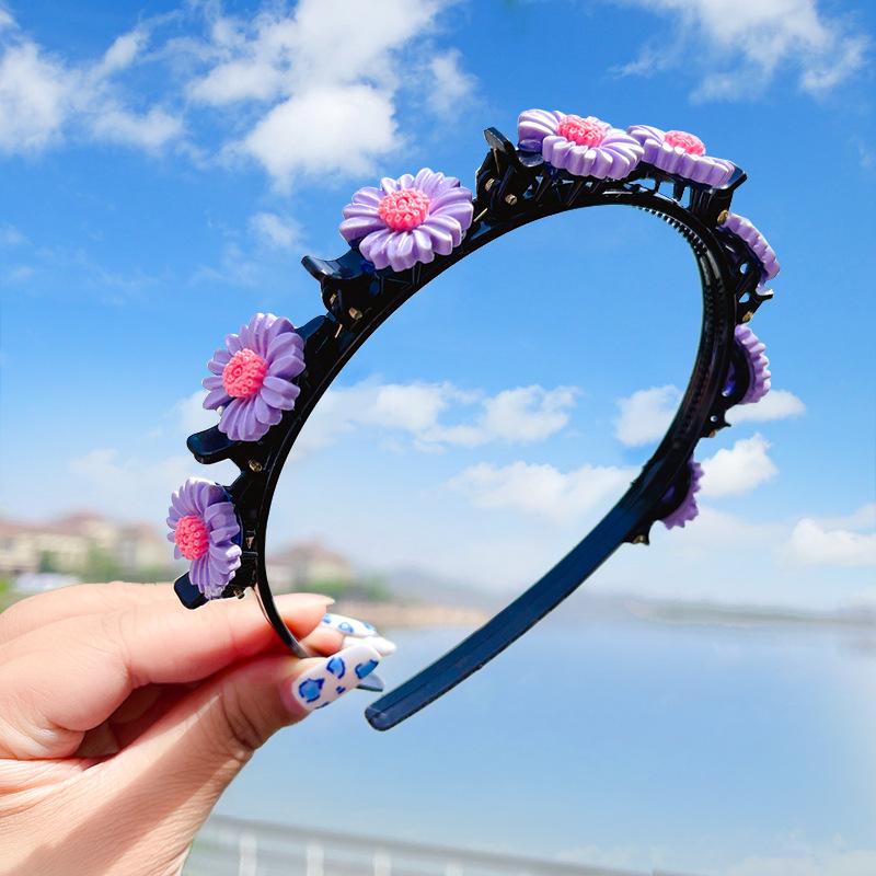 New Cute Cartoon Hairbands Girls Flowers Fruits Shape Hair Hoop Bands Korea Headwear Children for Kids Hair Accessories Gift
