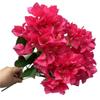 One Silk Bougainvillea Bouquet Flower for Wedding Floral Decoration Five Forks Artificial Bougainvillea Spectabilis Tree Branch