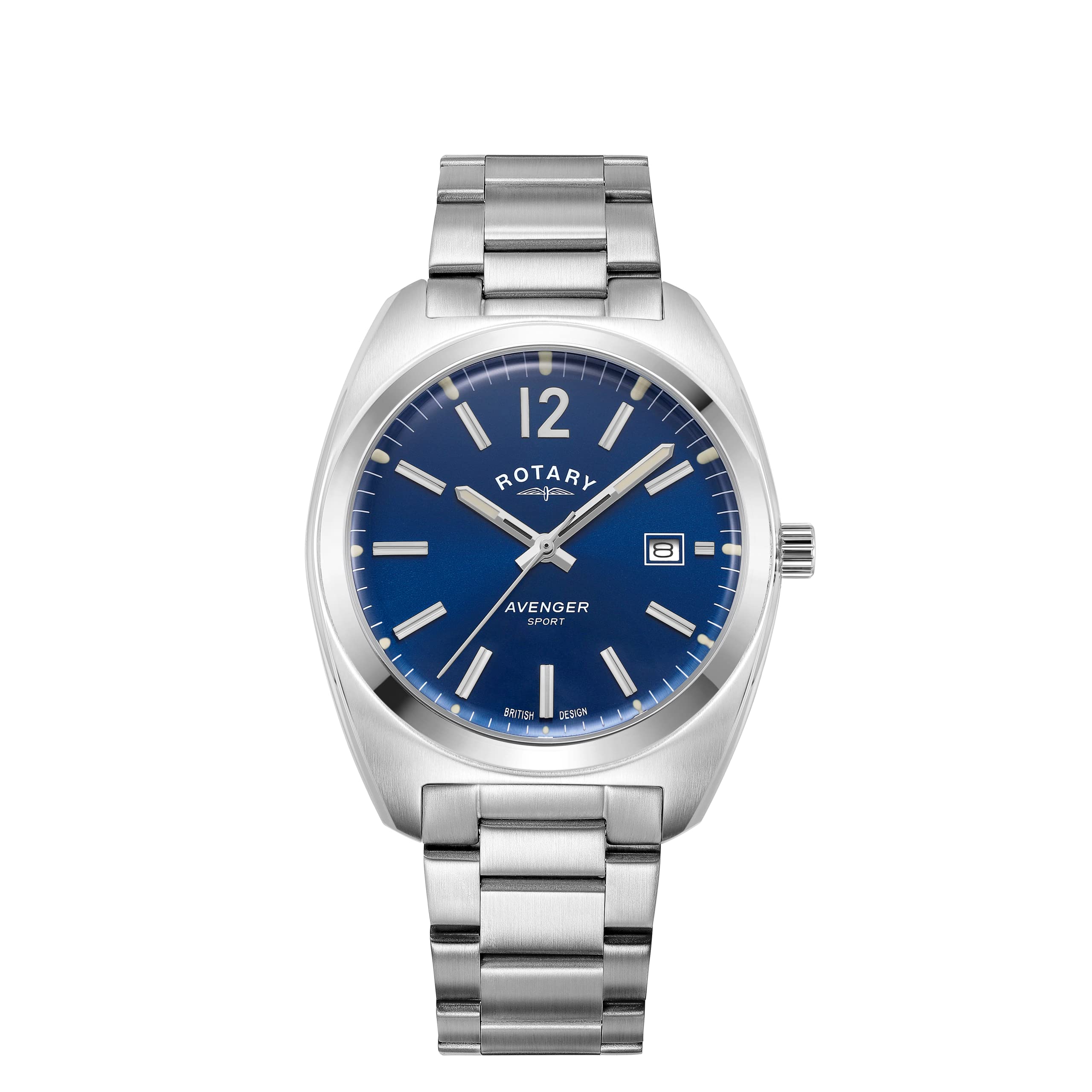 

Чоловічий наручний годинник Rotary AVENGER SPORT Avenger Sports Silver [ROTARY] GB05480/05 синій