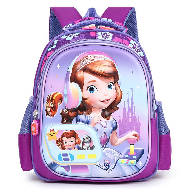 Spider Man Unicorn Elsa Kuromi Hello Kitty School Backpack With Lightweight Nylon And Air Cushion Straps For Preschool Children
