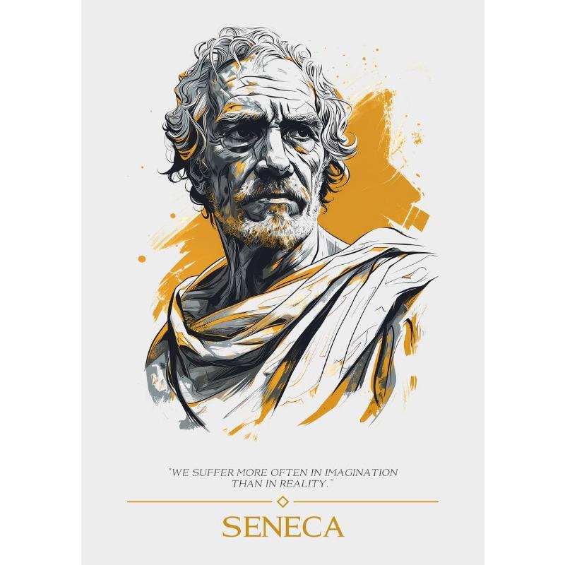 Stoische Philosophie Zitate Poster Leinwanddruck Marcus Aurelius Seneca Philosophie Wandkunst Dekor Altgriechische Stoische Zitate Dekor
