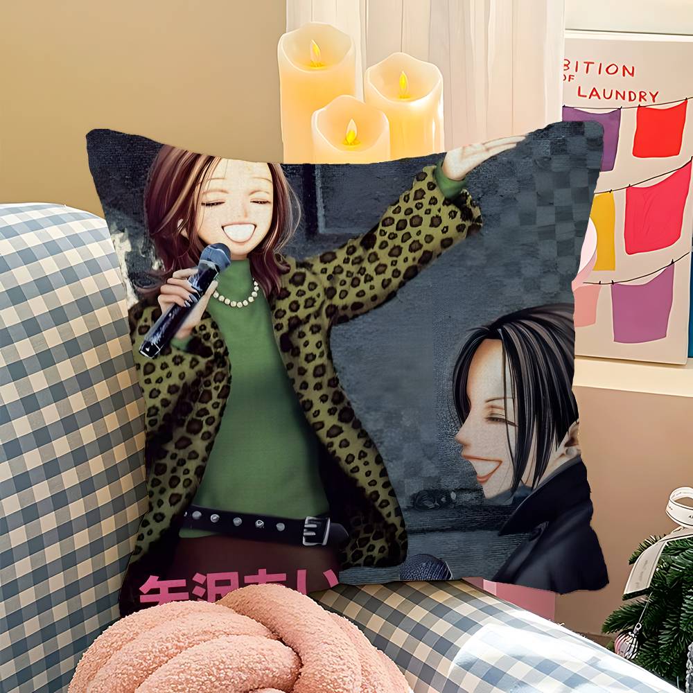 NANA Pillow Anime Pillow Sofa Bed Head Pillow Cover Cushion Cover 45x45 Cm Fashion