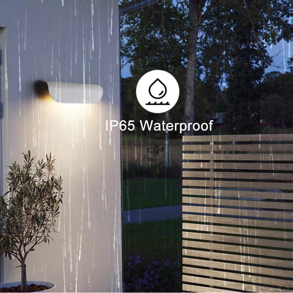 10W Aluminum LED Wall Lamp Modern Outdoor/Indoor IP65 Waterproof Entrance Decor Sconce Garden Porch Bedside Home Wall Light
