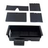ABS Car Center Console Organizer Upgrading 4 Compartment Stylish Decorative Organizing Storage Tray Part Accessories