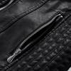 2022 Women's PU Leather Jacket with Detachable Hood - Stylish European & American Fashion Coat