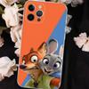 Z-ZootopiaS 2 1 Movie Phone Case For IPhone 17 16 15 Plus 14 13 Mini 12 11 Pro Max Soft Shell Cover