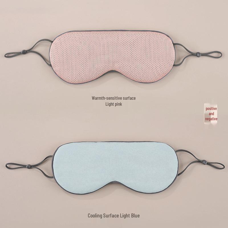 Reversible Sleep Eye Mask: Warm & Cool Sides, Adjustable, Unisex, Breathable, Full Blackout.
