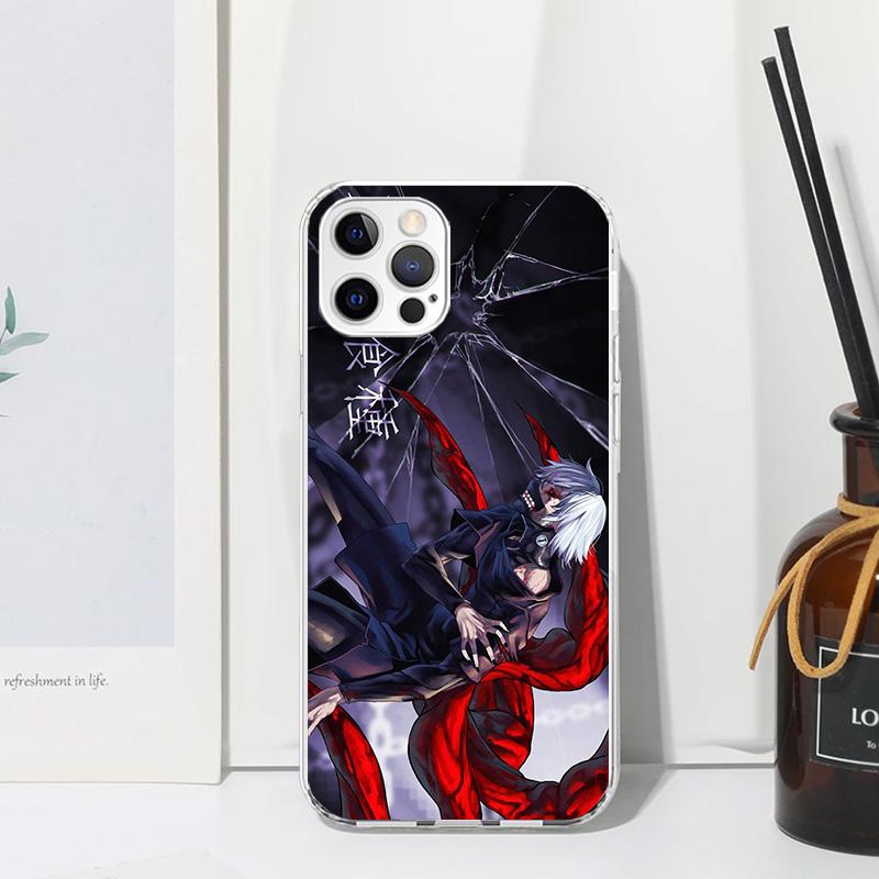 

G-Ghoul Tokyo Kaneki Ken Phone Case For Iphone 17 Air 16 15 Plus 16E 14 Pro Max 13 Mini 12 11 7 8 SE Fundas Soft Back Cover 17 A iPhone 17 Pro Max