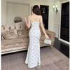 Dating Artifact Polka Dot Girl Sleeveless Suspender Dress New Elegant Chic Temperament Thin Design Sense