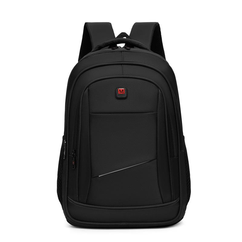 Simple Solid Color Business Computer Bag High-end Men's Backpack Commuter Backpack Outdoor Leisure Backpack