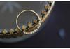 Japanese Style S925 Sterling Silver 14K Gold Plated Cubic Zirconia Ring - Elegant, Versatile, and Slim Design