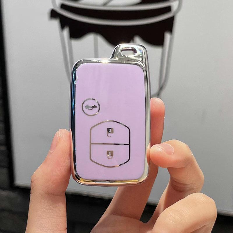 Tpu Car Key Case Cover Shell Fob For Toyota Prius 30 Alpha Aqua Land Cruiser Auris For Lexus Lc 200 2012 - 2014 Accessories