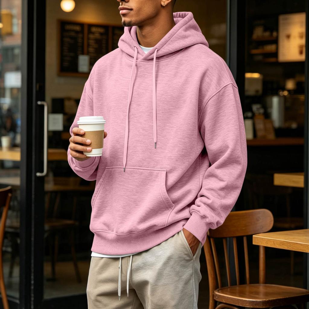 Men's Long Sleeve Hoodie Sweatshirt for Casual Everyday Wear