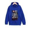 Demon Slayer Obanai Iguro Polyester Hooded Sweatshirt for Kids Unisex Anime Pullover Casual Wear 100-160cm