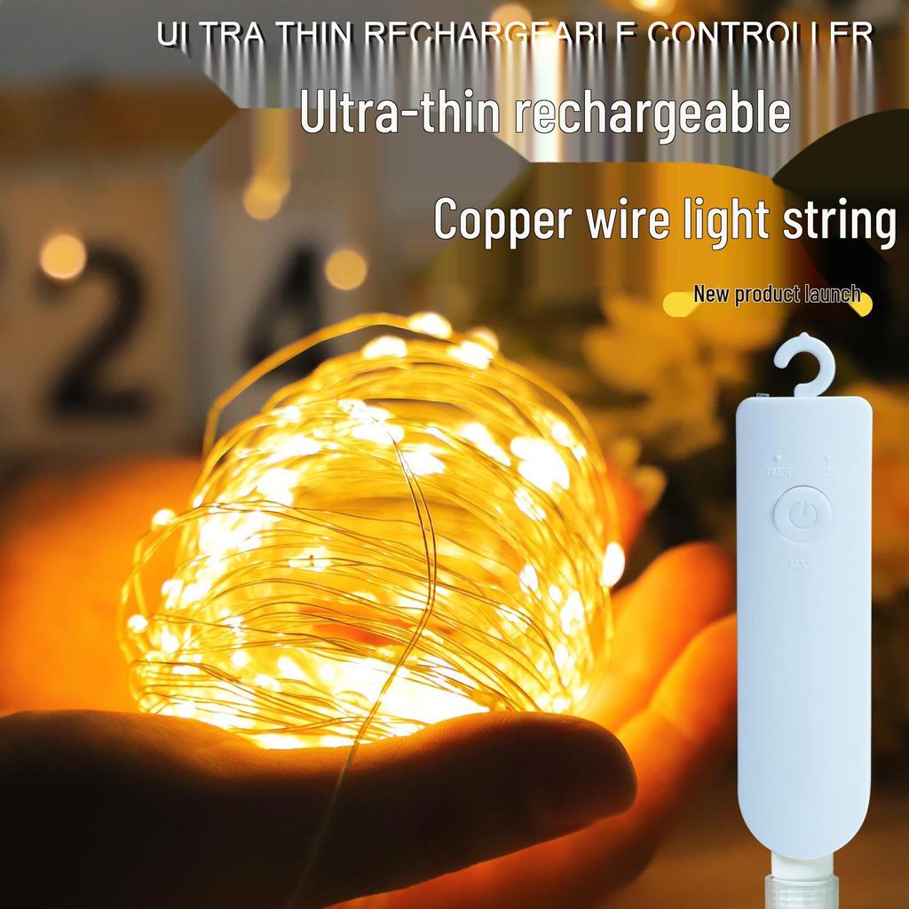 Ultra cienkie wodoodporne miedziane lampki LED typu Cotton Ball na zewnątrz i na imprezy.