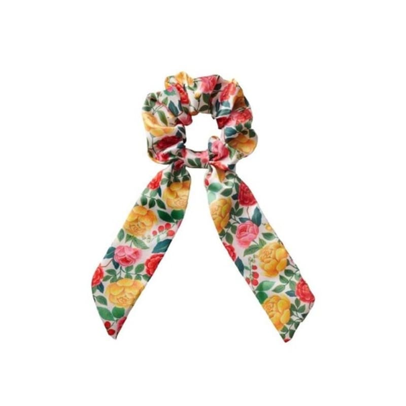 

RIFLE PAPER CO. Шелковистая резинка для волос с розами single type