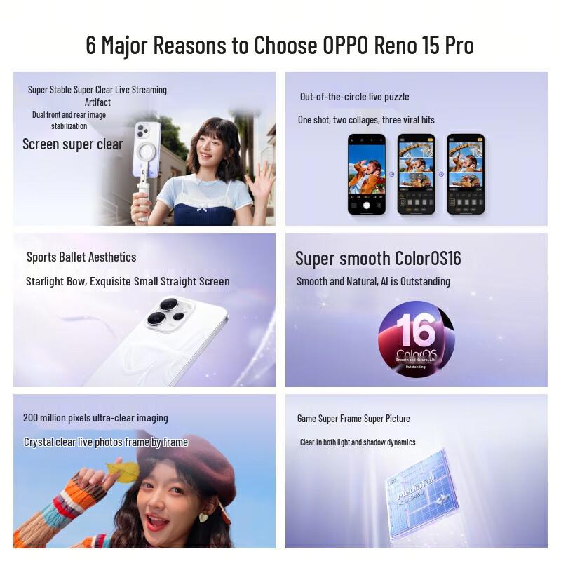 OPPO Reno15 Pro 5G AI Camera Smartphone (CN version)