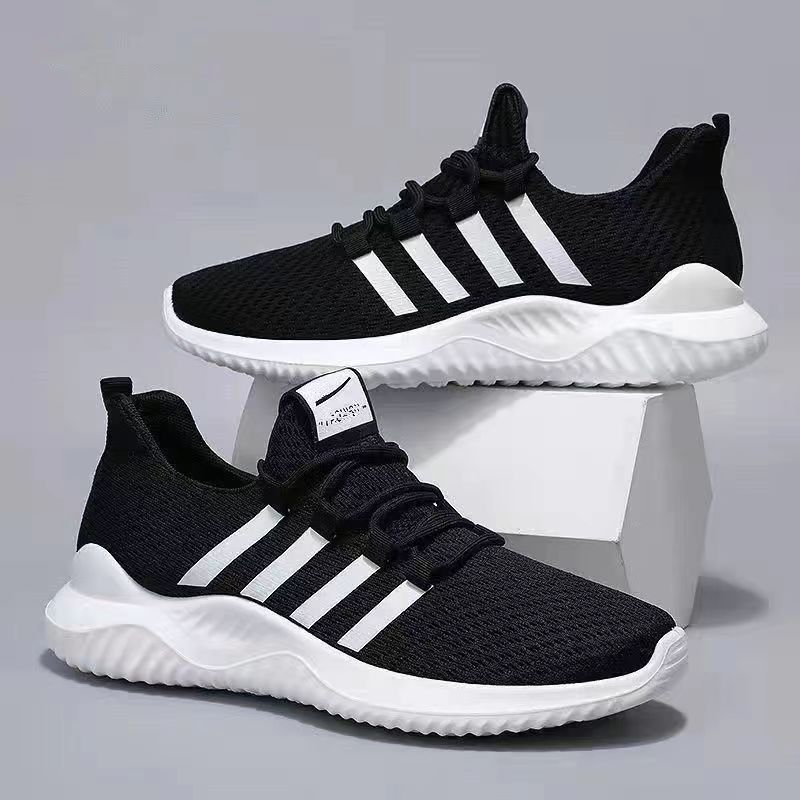New men's shoes spring and autumn breathable casual shoes low-top trendy couple models versatile sports shoes fashion running shoes
