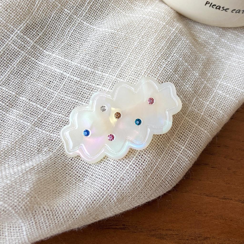 Chic Oval Design Colorful And Brown Duckbill Hair Clips For Stylish Hair Accessories