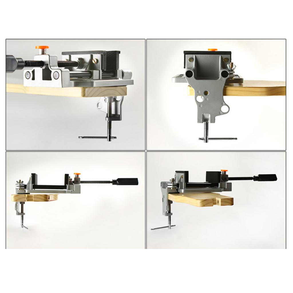 Быстросъемные тиски для сверления 100 мм. Прочная кнопка освобождения ...