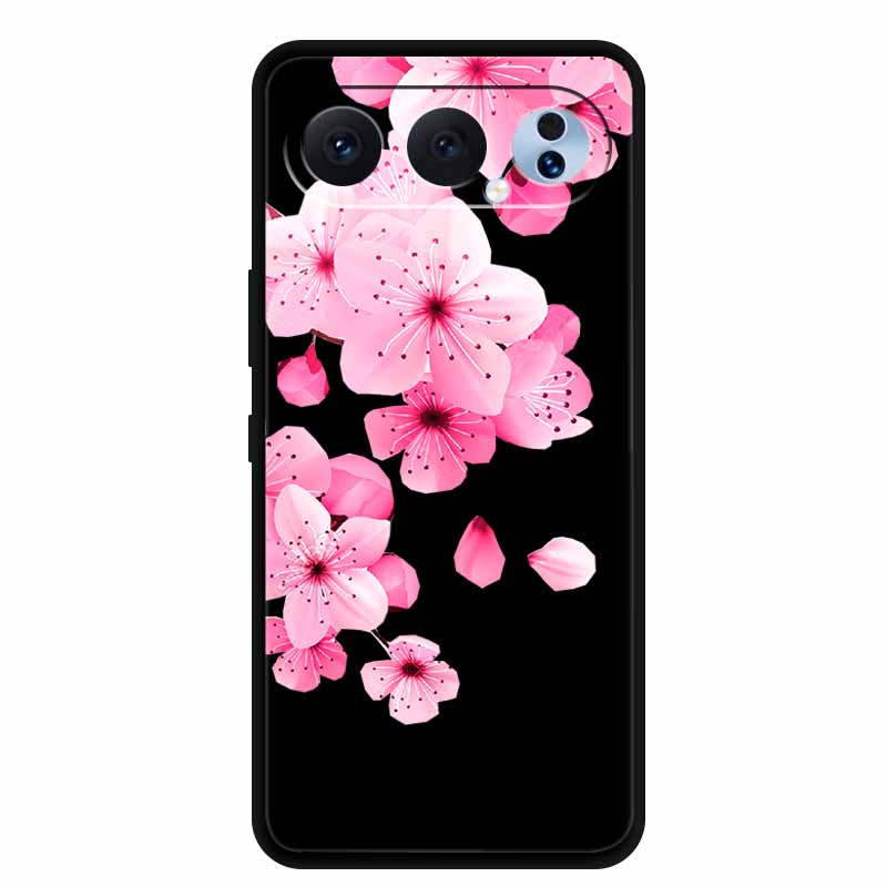 Black Silicone Case For Honor 500 Pro 5G Cases 6.55" Cartoon Animals Soft TPU Back Cover For Honor 500Pro 2025 Case Coque Fundas