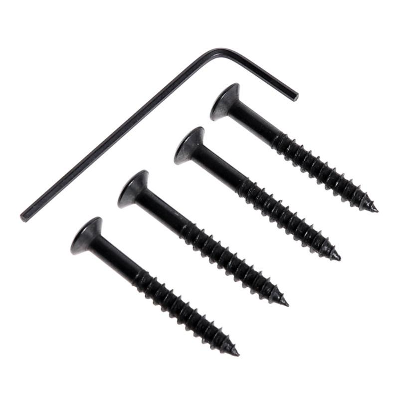 4 String Electric Bass Guitar Fixed Bridge 79.5x51.5MM Guitar Bridge Assembly Metal Texture Perfect for Electric Guitar