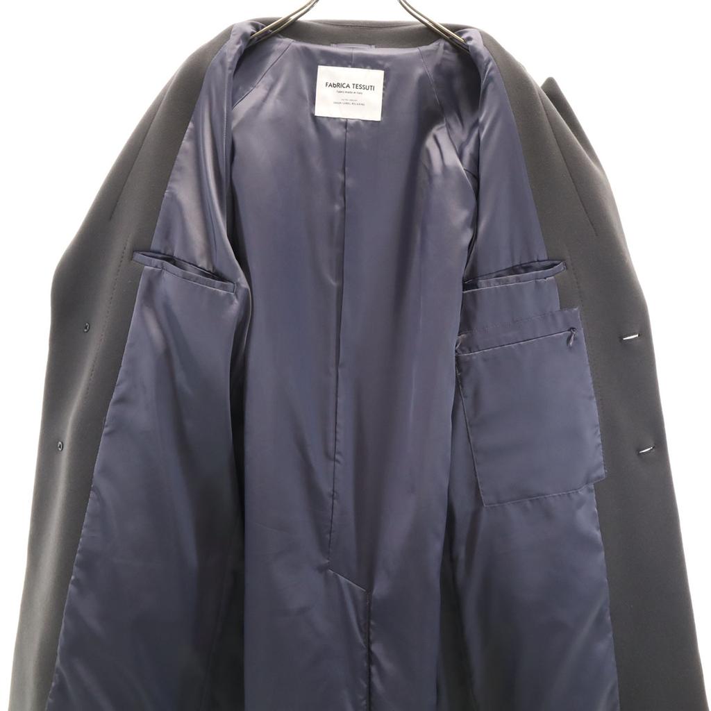 green label relaxing wool blend Melton Chester coat S FAbRICA TESSUTI Men's Used