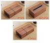 Black Walnut Solid Wood Tissue Box - Living Room Desktop Napkin Holder