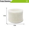 3er-Pack Luftbefeuchter-Dochtfilter für Honeywell HC-888, HC-888N, Filter C, passend für Honeywell HCM-890 HEV-320