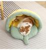 Maisförmiges Katzenbett Gemütliches Und Warmes Haustierbett Für Kleine Haustiere Niedliches Katzenbett Winterwärme