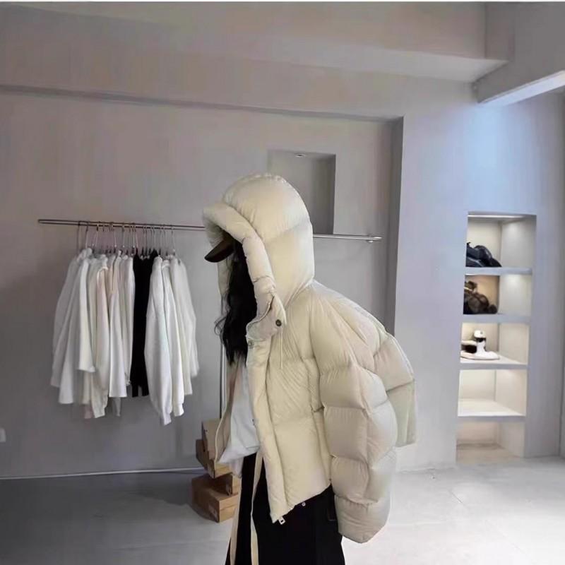 Womens Hooded Puffer Coat Lightweight Thick Winter Casual Short Jacket Fashionable Warm Outerwear