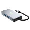 7 In 1 TYPE-CtoRJ45 2.5G 10G USB3.2 HDMI PD100W SD TF Interface Hub Adapter Dock