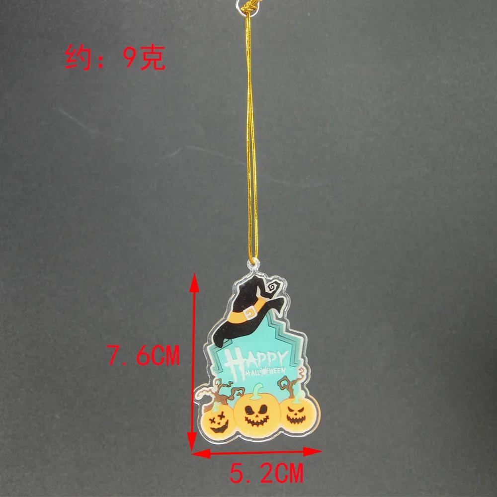 

Halloween Hanging Decoration American Background Wall Pendant Halloween Eve Acrylic Door Tag Hanging